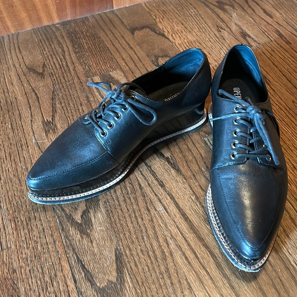 Opening Ceremony black platform lace up shoes - Picture 2 of 6